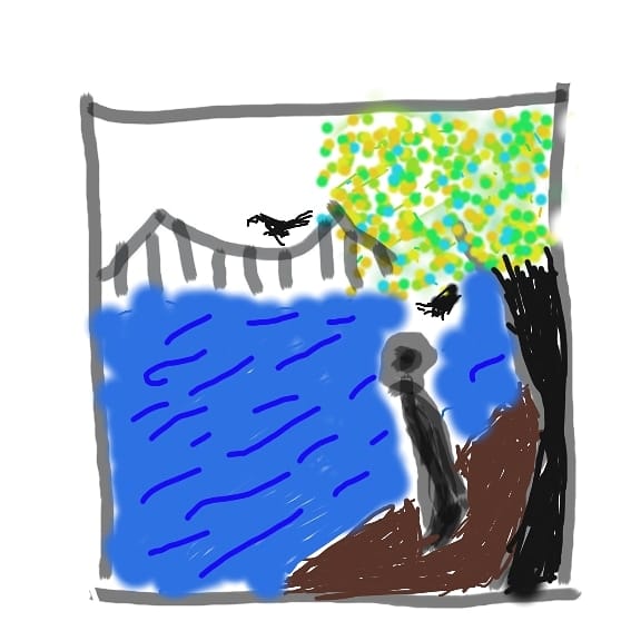 inktober day 2 tranquility