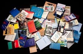 books scattered